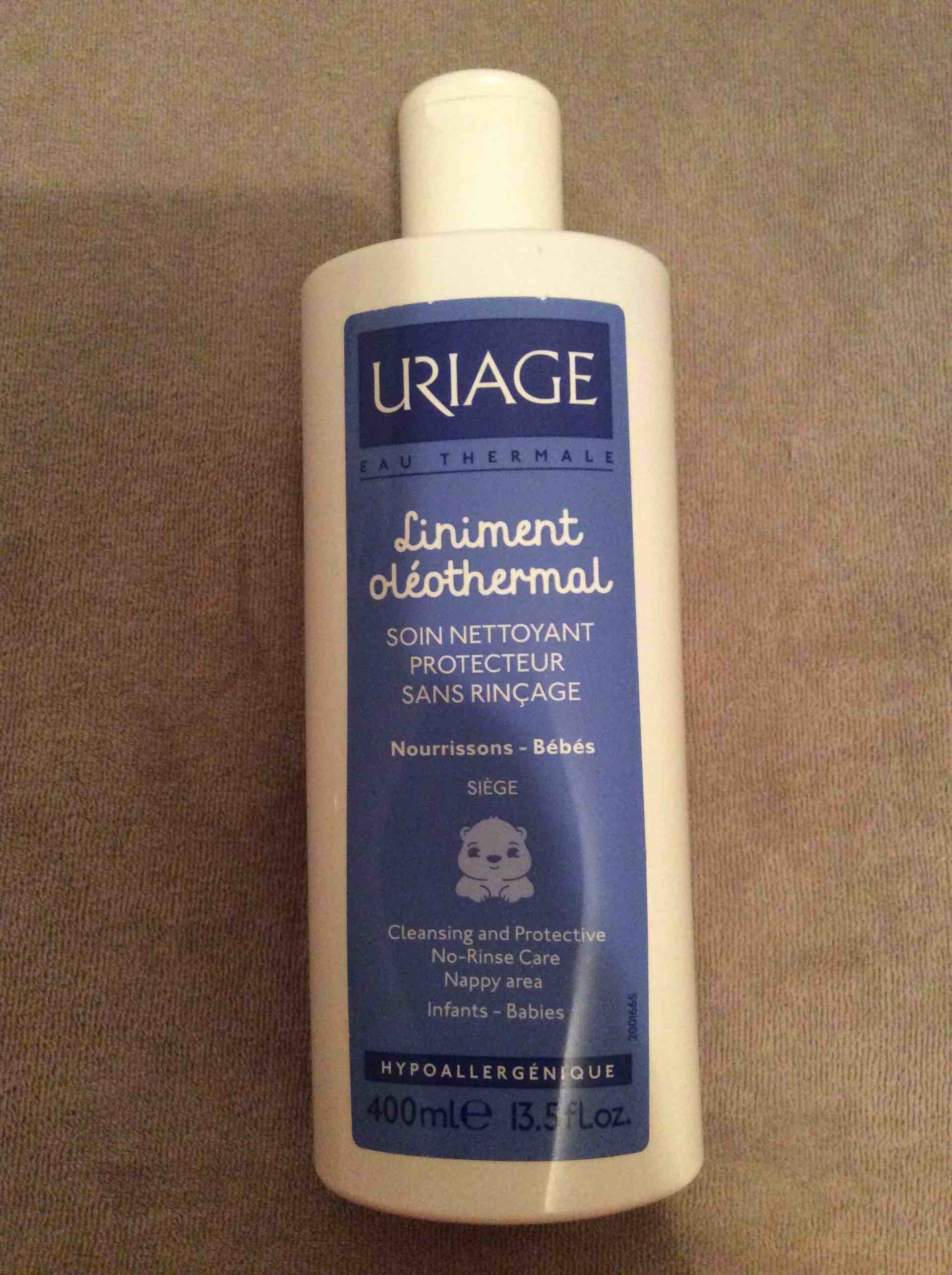 URIAGE - Liniment oléothermal - Soin nettoyant protecteur