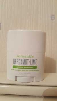 SCHMIDT'S - Bergamo and lime - Natural déodorant