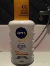NIVEA - Sun pure & sensitive - Spray protecteur fps50