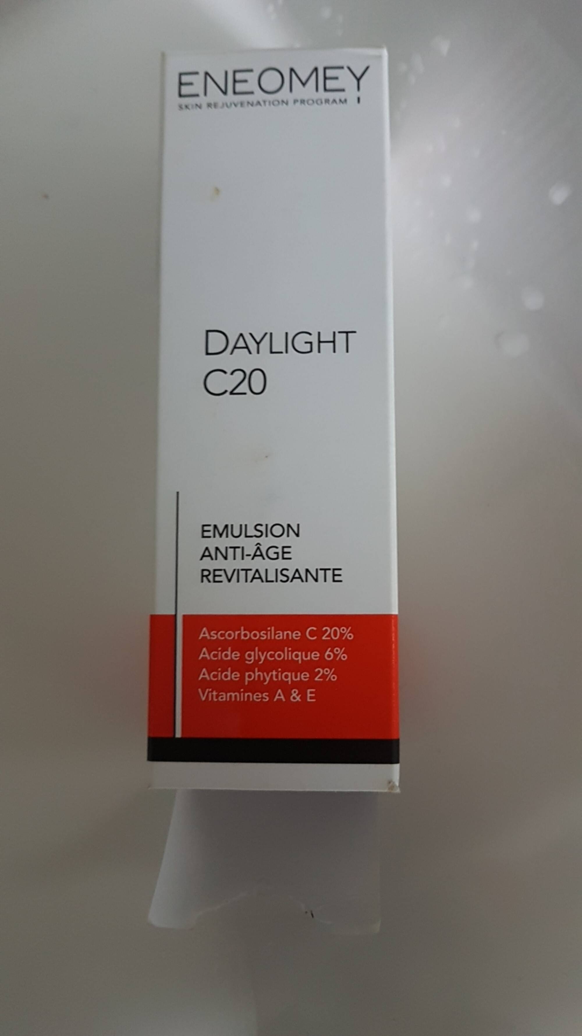 ENEOMEY - Daylight C20 - Émulsion anti-âge revitalisante