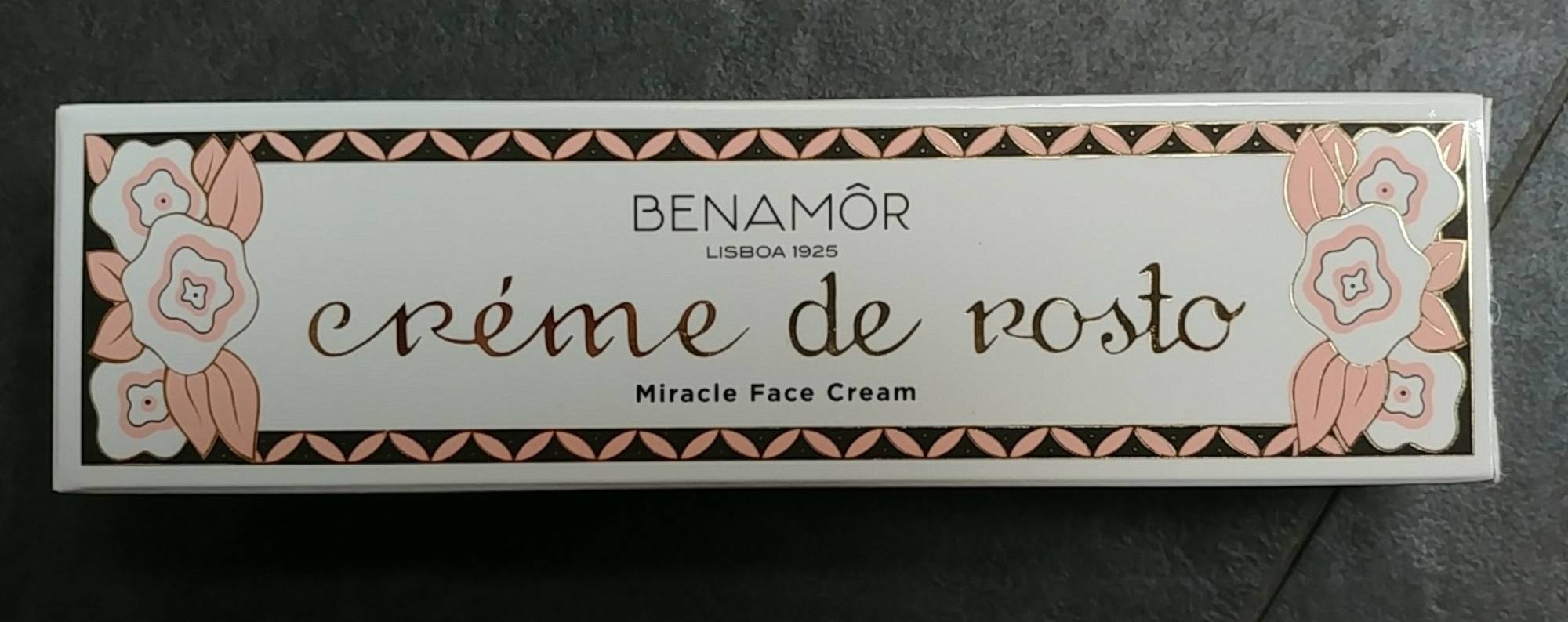 BENAMÔR - Crème de Rosto - Miracle face cream