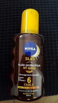NIVEA SUN - Huile protectrice en spray Fps 6 - Bronzage doré et durable