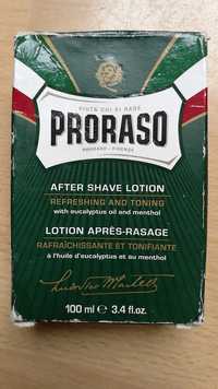 PRORASO - Lotion après-rasage rafraîchissante et tonifiante 