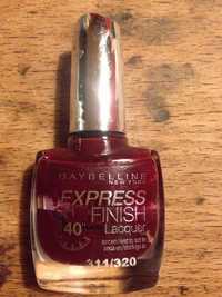 MAYBELLINE - Express finish lacquer 40''- Vernis à ongles 311/320