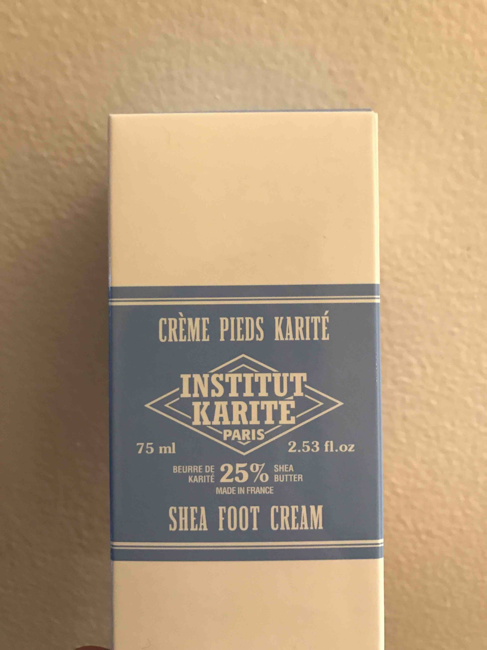 INSTITUT KARITÉ PARIS - Crème pieds karité 