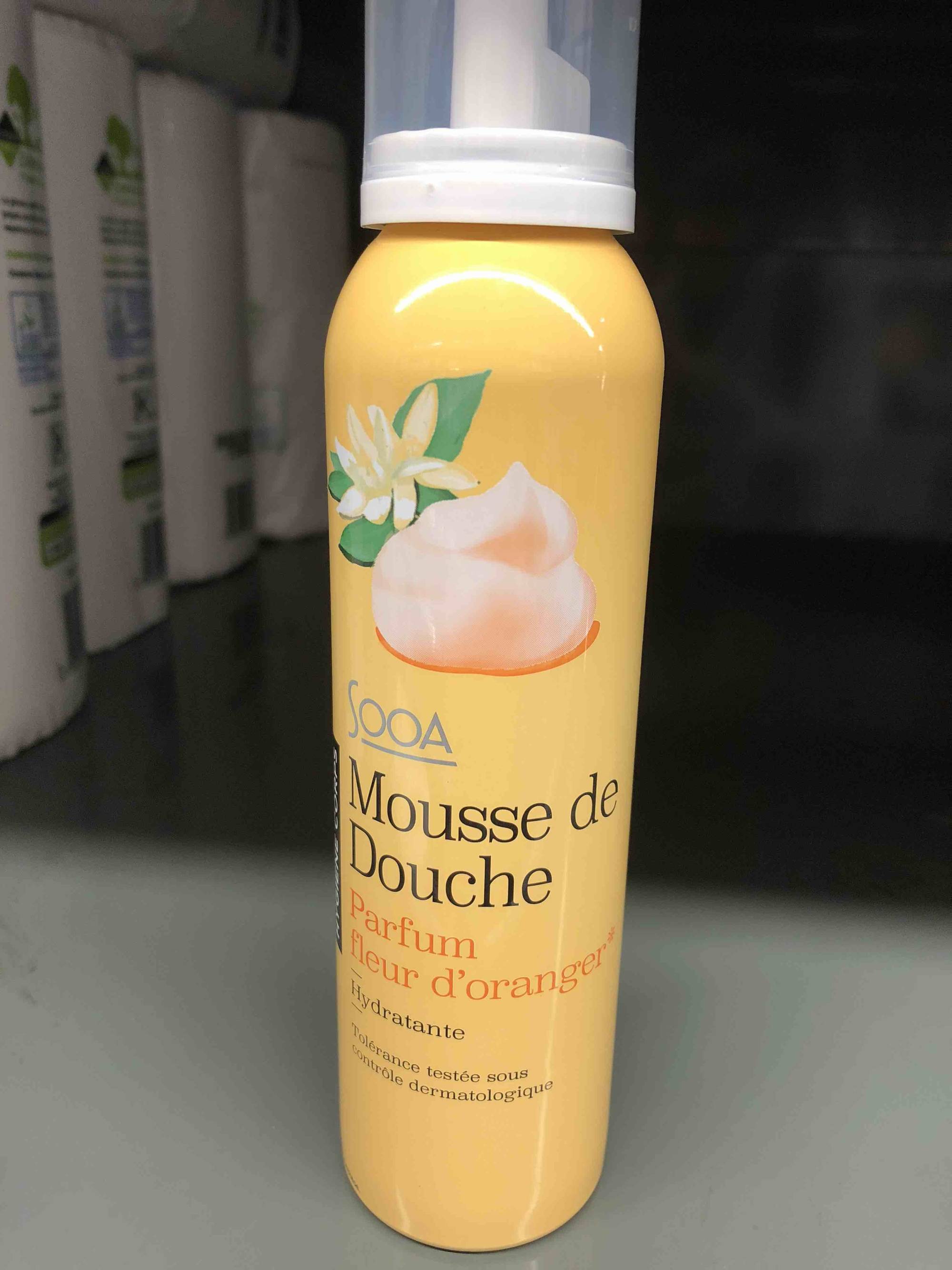 SOOA - Mousse de douche hydratante parfum fleur d'oranger