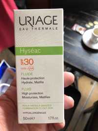 URIAGE - Hyséac SPF 30 - Fluide haute protection hydrate matifie