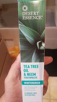 DESERT ESSENCE - Tea Tree Oil & Neem Toothpaste - Wintergreen