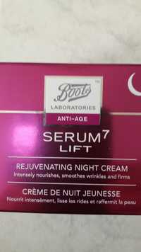 BOOTS - Sérum 7 lift anti-âge - Crème de nuit jeunesse