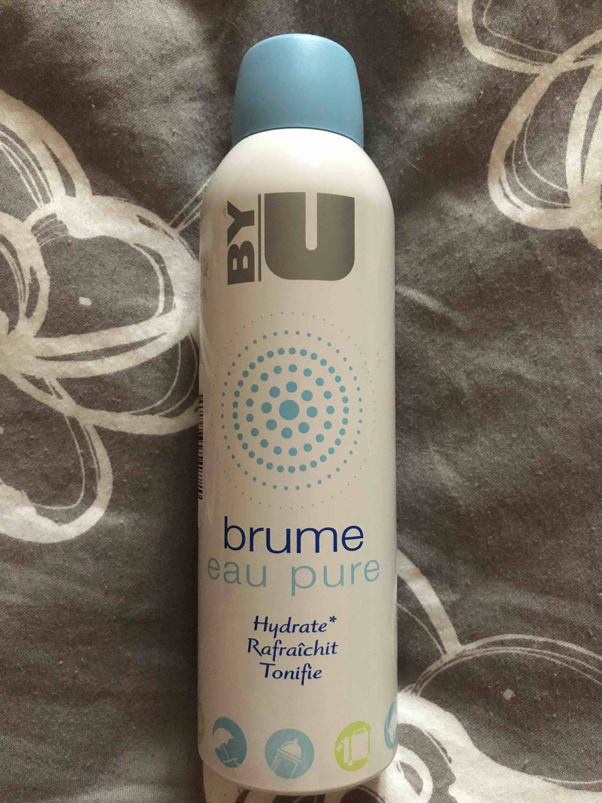 BY U - Brume - Eau pure hydrate rafraîchit tonifie