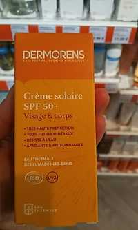 DERMORENS - Crème solaire SPF 50+ bio