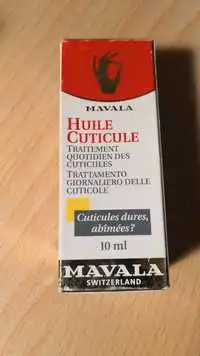 MAVALA - Huile cuticule - Traitement quotidien des cuticules 