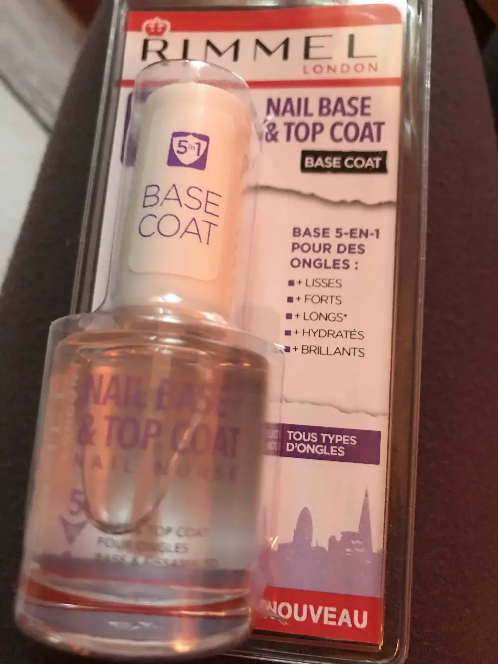 RIMMEL - Nail base & top coat 5 in 1