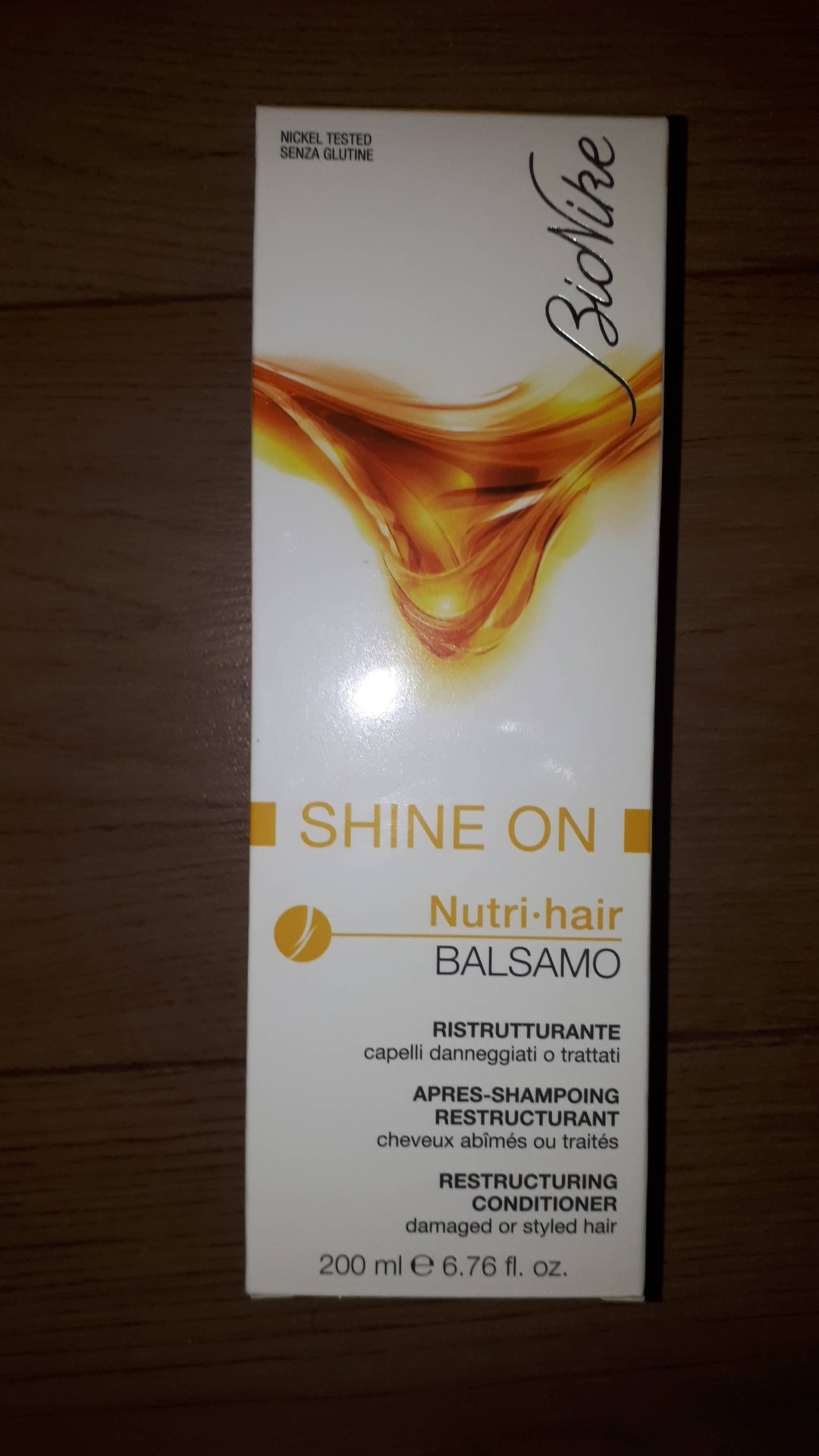 BIONIKE - Shine on - Nutri-hair balsamo 