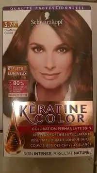 SCHWARZKOPF - Kératine color - Coloration permanente soin 5.77 châtain cuivré