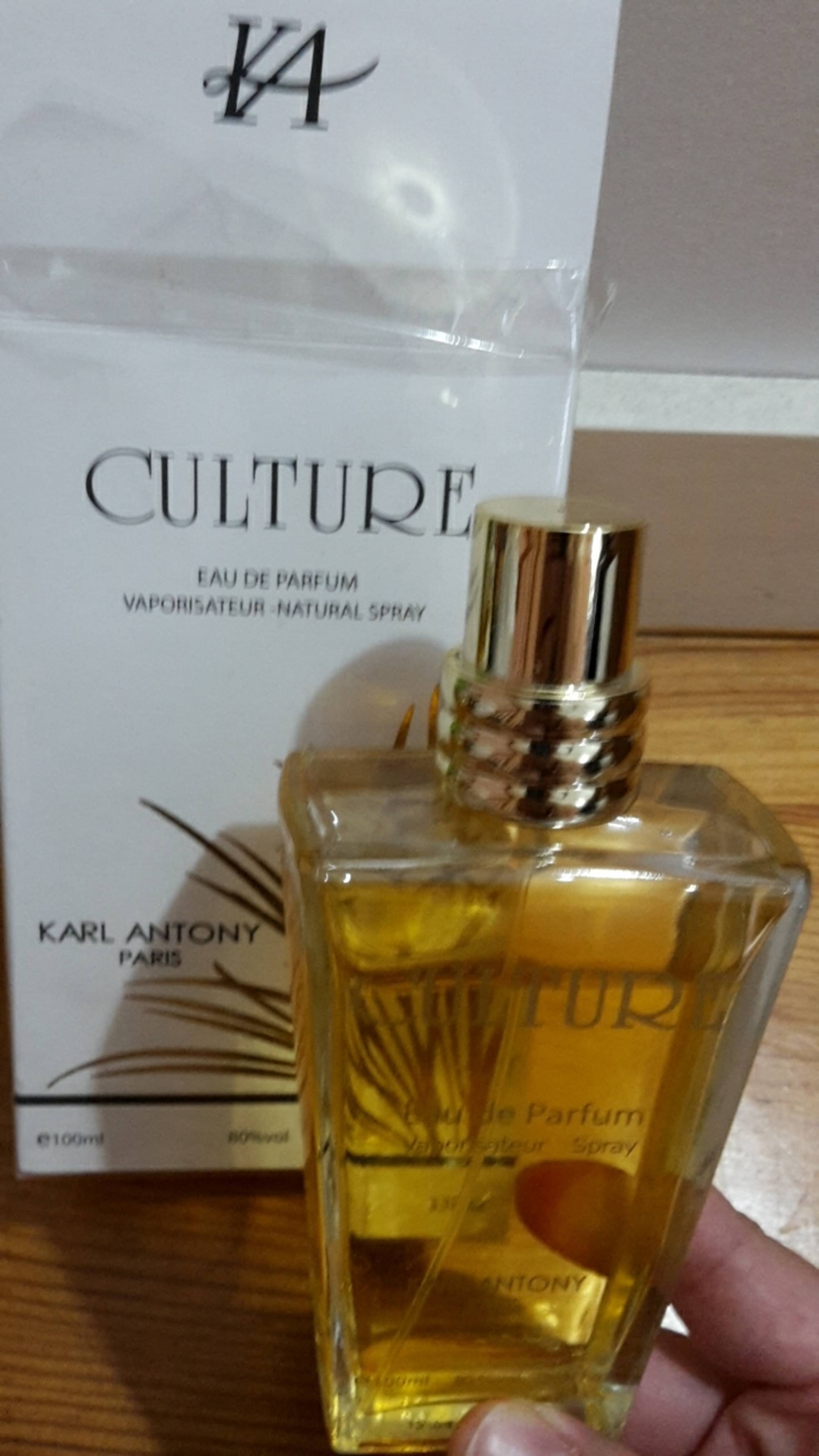 KARL ANTONY - Culture - Eau de parfum 