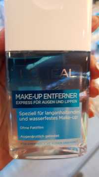 L'ORÉAL - Make-up entferner express für augen und lippen