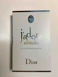 DIOR - J'adore absolu - Eau de parfum absolue