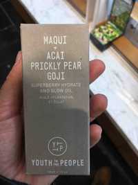 YOUTH TO THE PEOPLE - Maqui + Acai prickly pear goji - Huile hydratation et éclat
