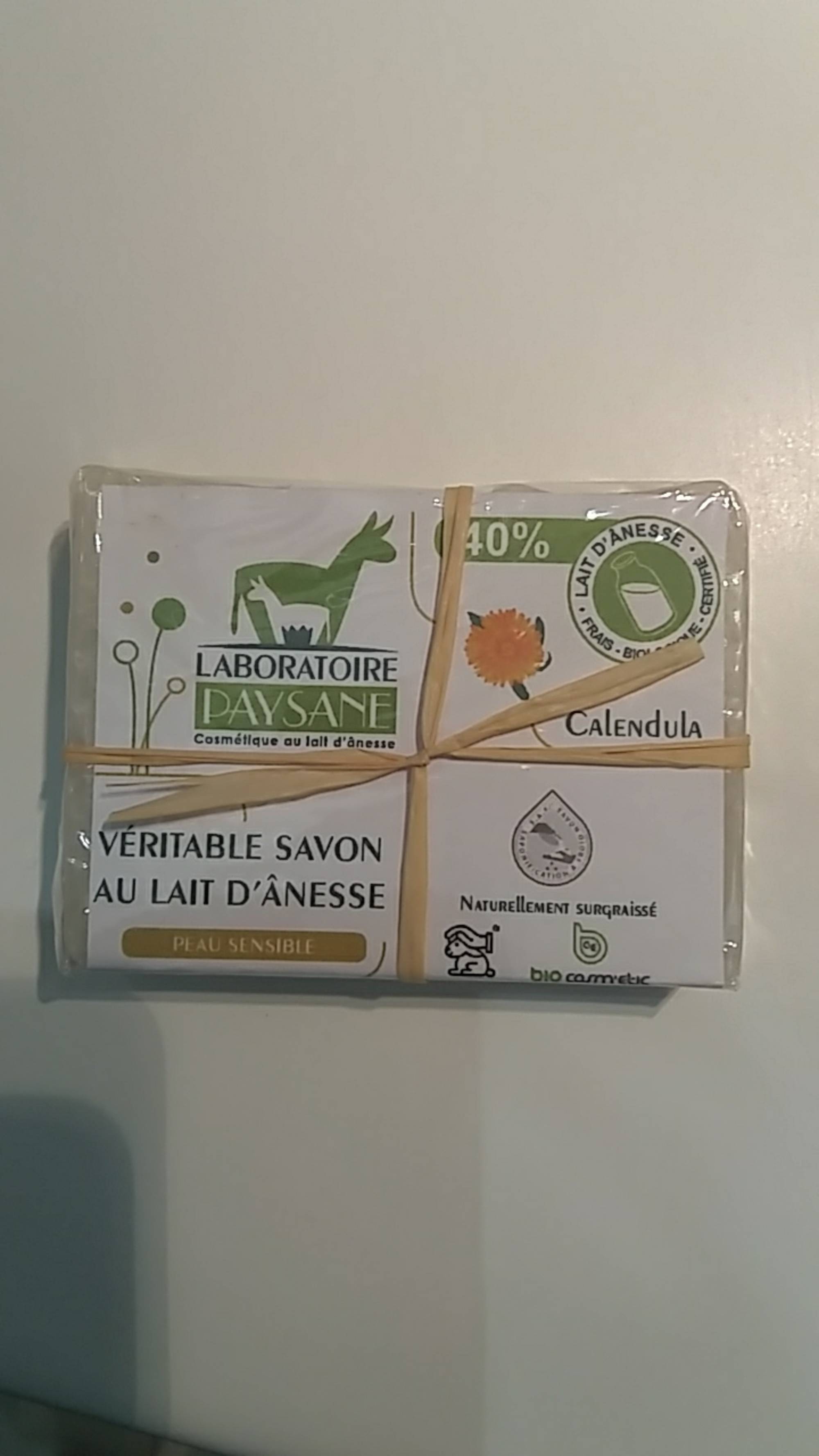 LABORATOIRE PAYSANE - Calendula - Véritable savon au lait d'ânesse