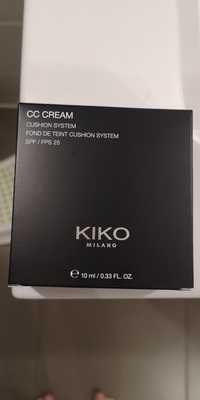 KIKO - Cc cream - Fond de teint cushion system