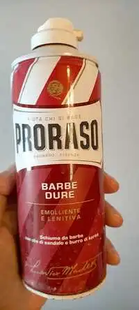 PRORASO - Barbe dure emolliente e lenitiva