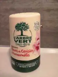 L'ARBRE VERT - Déodorant fleurs de cerisier et hamamélis