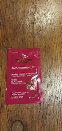 NUXE - Merveillance lift - La crème velours effet liftant