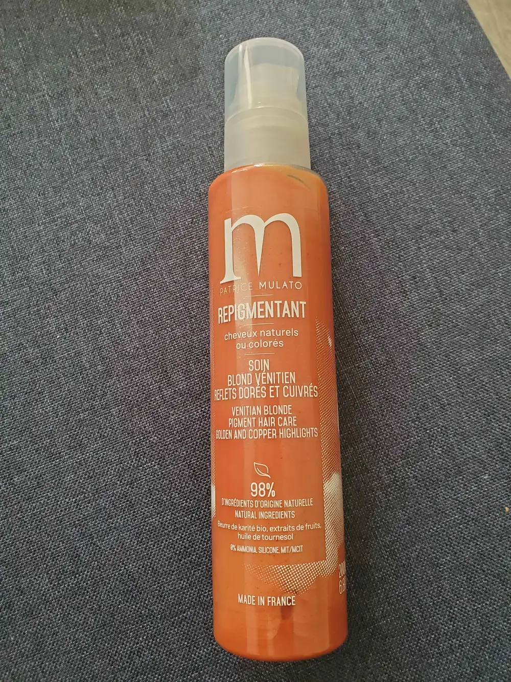 PATRICE MULATO - Repigmentant - Soin blond venitien reflets dorés et cuivrés