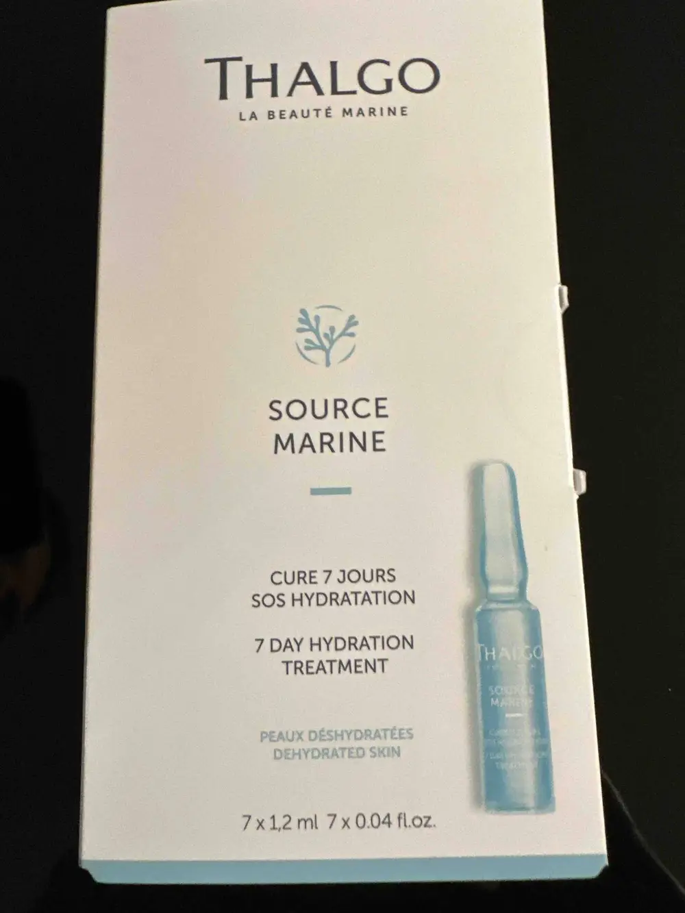 THALGO - Sorce marine - Cure 7 jours sos hydratation