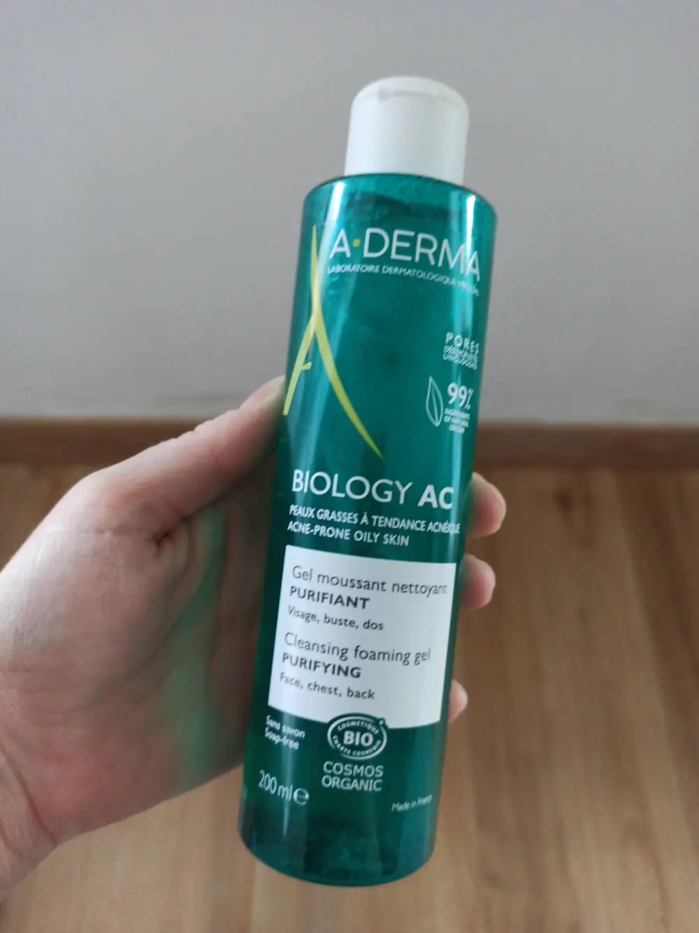 A-DERMA - Biology AC - Gel moussant nettoyant