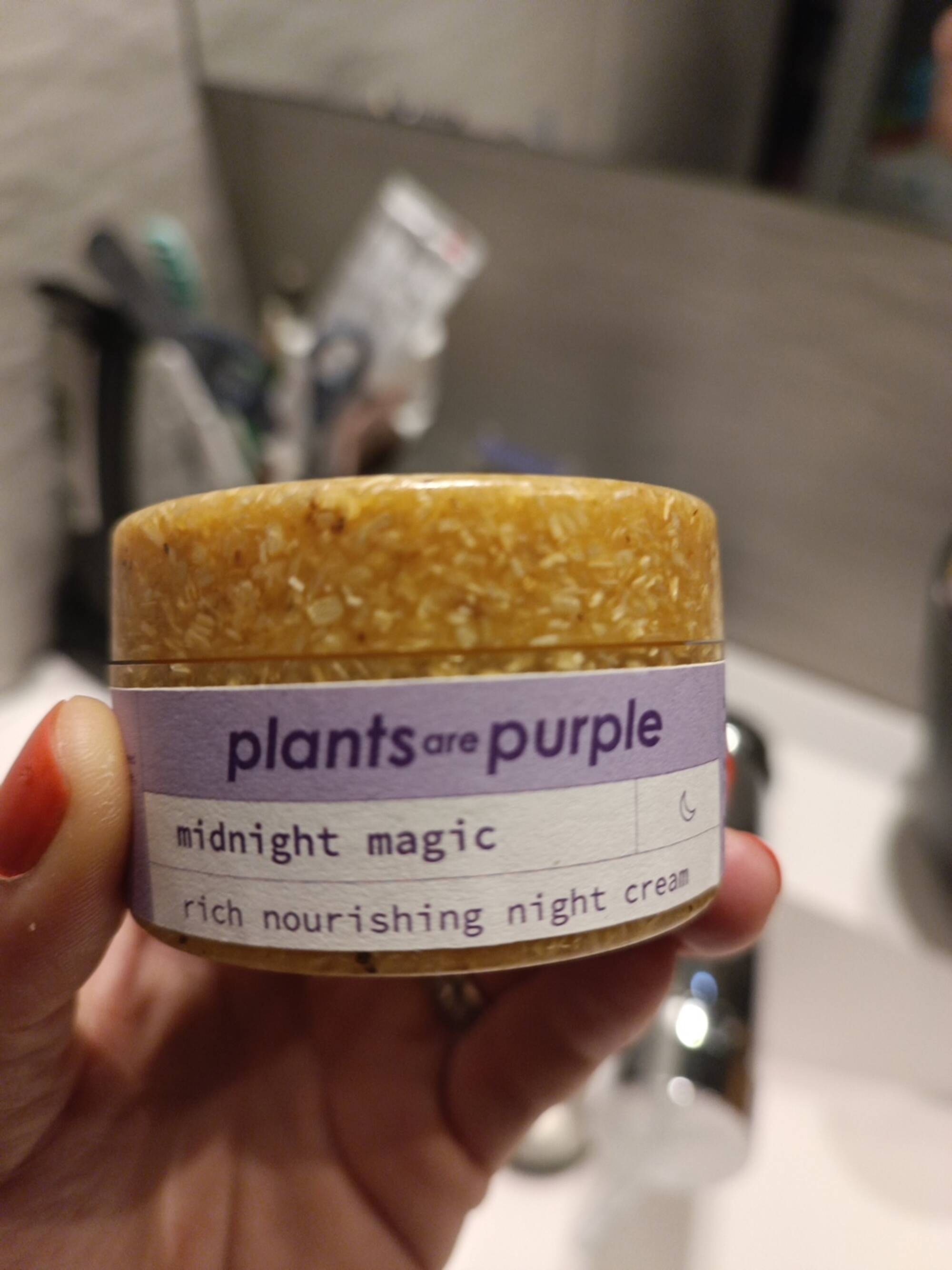 PLANTS ARE PURPLE - Midnight magic - Rich nourishing night cream