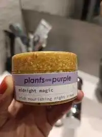 PLANTS ARE PURPLE - Midnight magic - Rich nourishing night cream