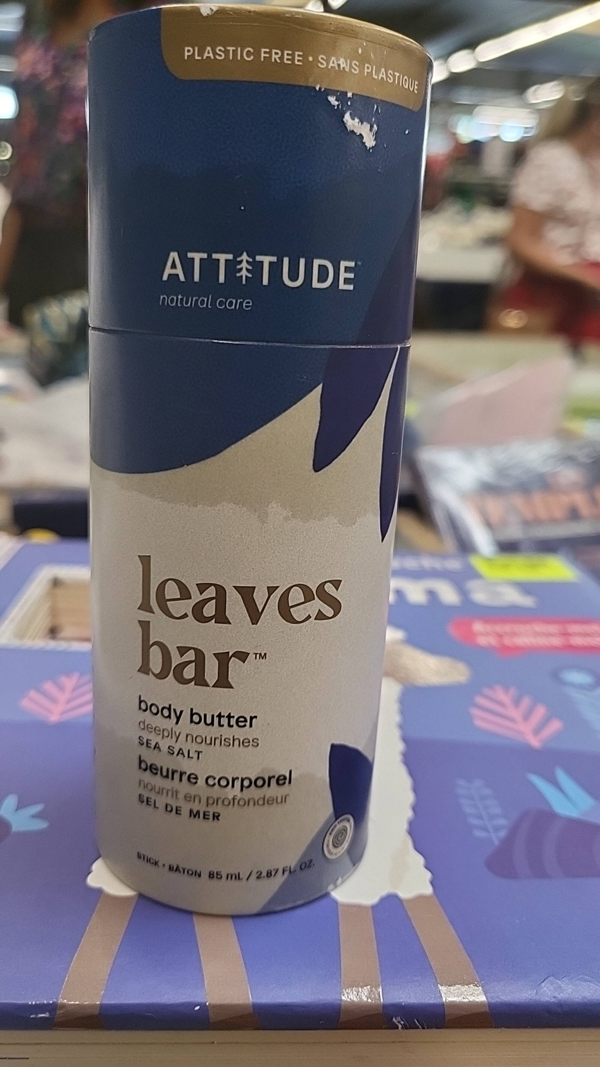 ATTITUDE - Leaves bar - Beurre corporel