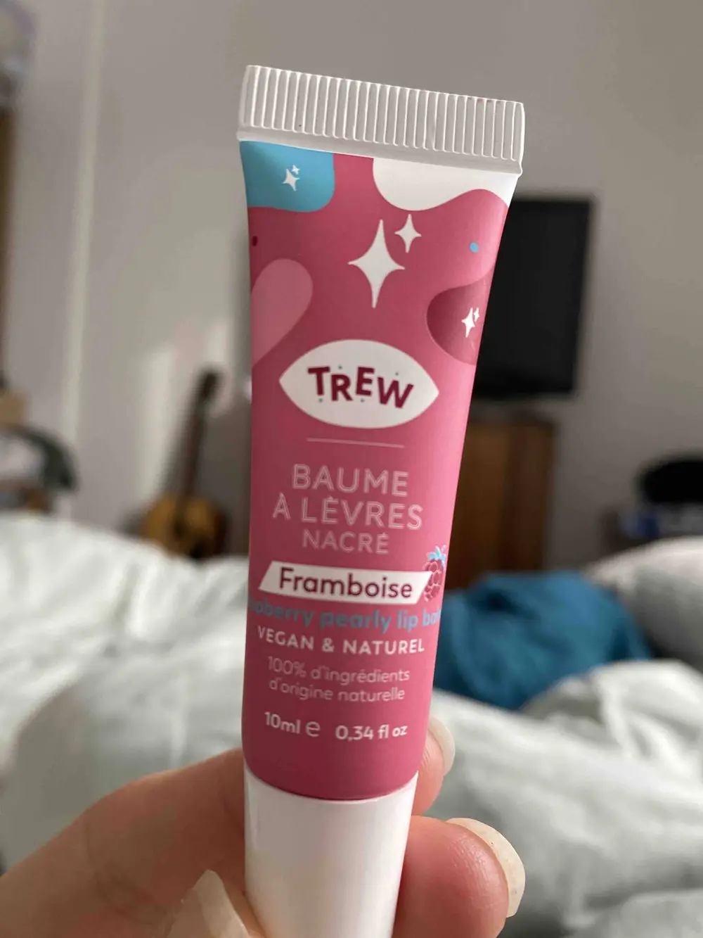 TREW - Baume à lèvres nacré framboise