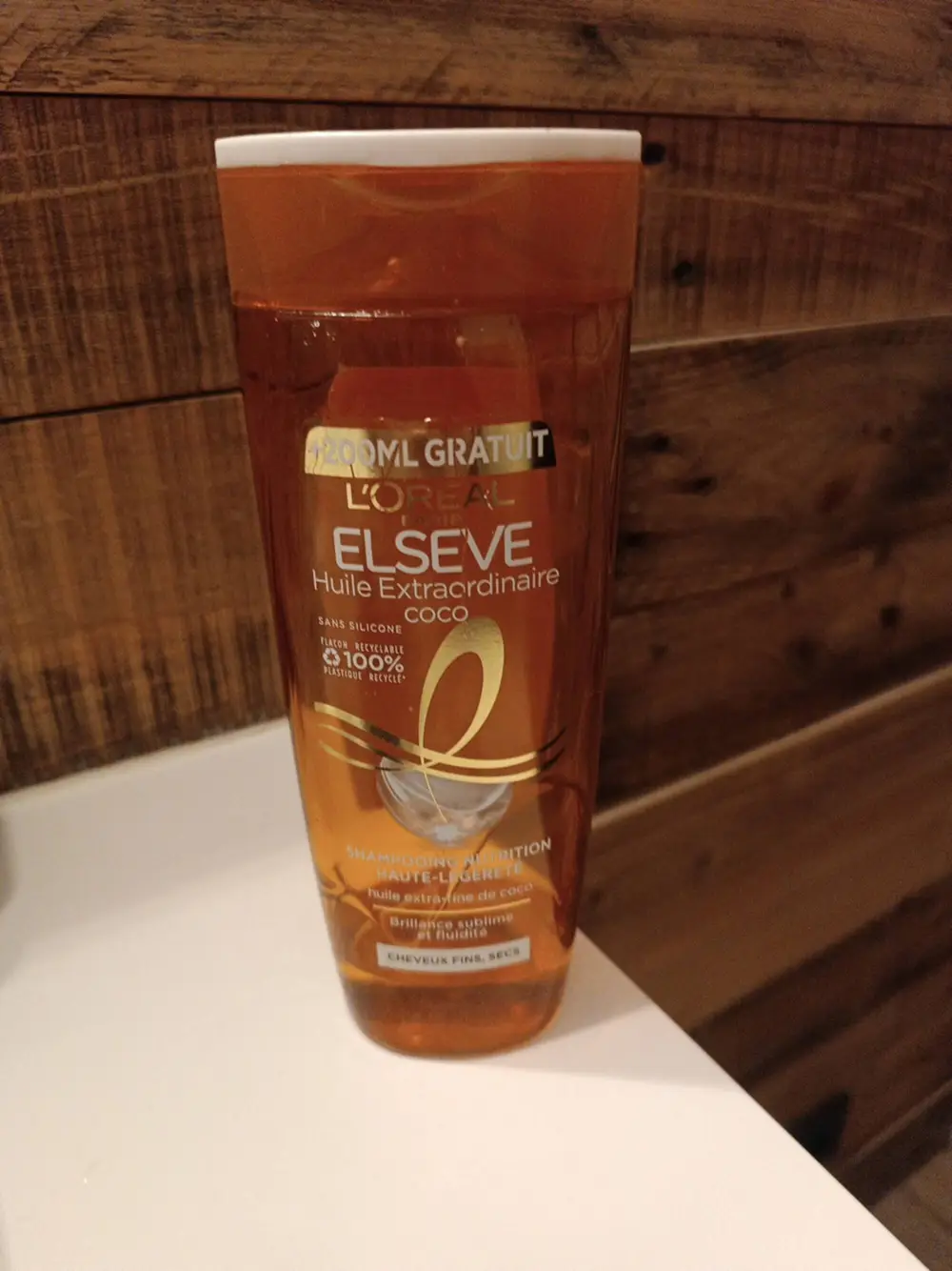 L'ORÉAL PARIS - Elseve huile extraordinaire coco - Shampooing nutrition