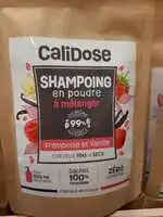 CALIDOSE - Shampooing en poudre à mélanger framboise et vanille