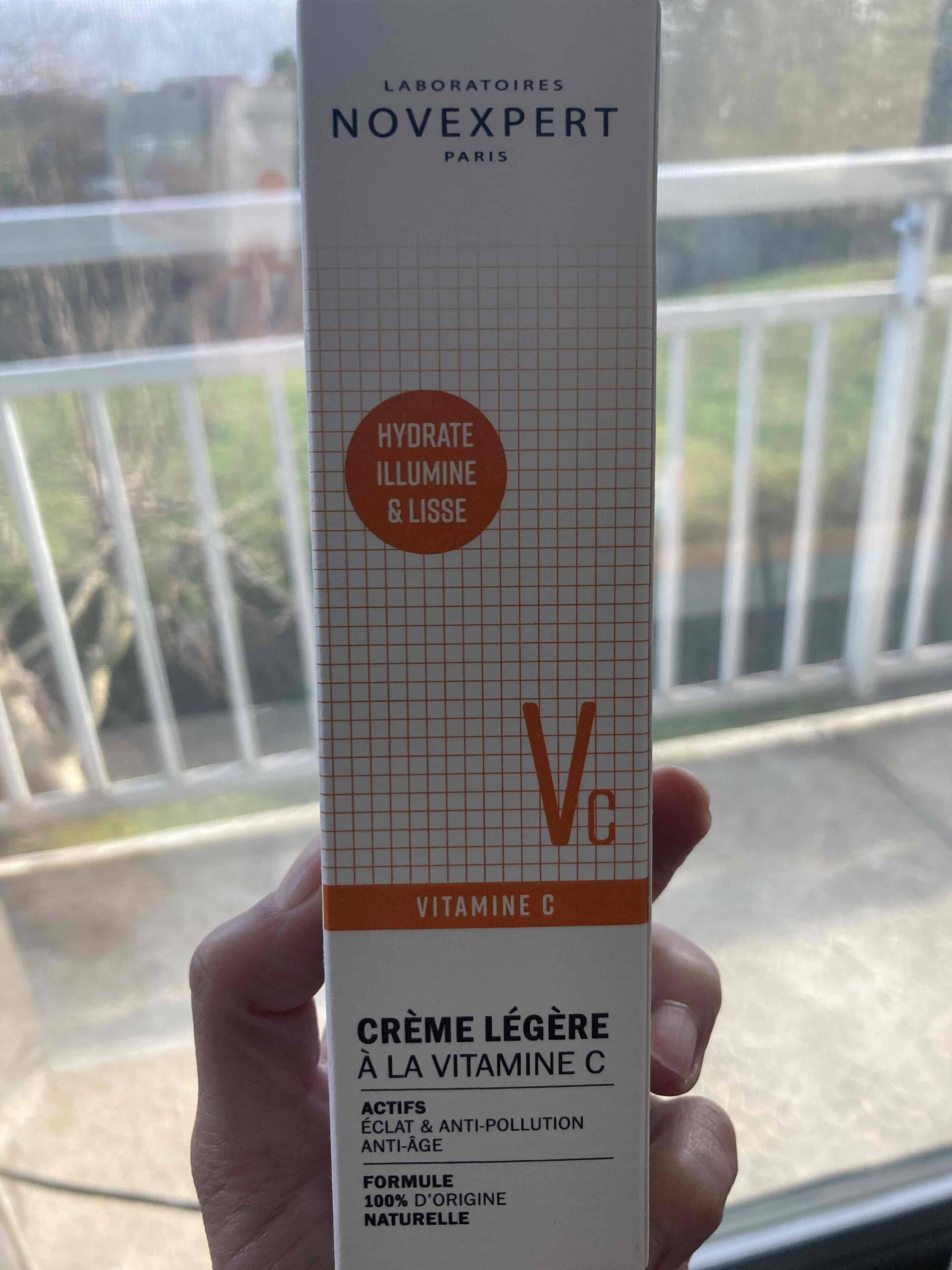 NOVEXPERT - Vc Hydrate illumine & lisse - Crème légère à la vitamine C
