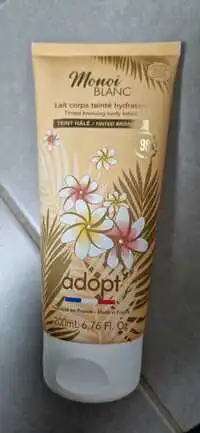 ADOPT' - Monoï blanc - Lait corps teinté hydratant