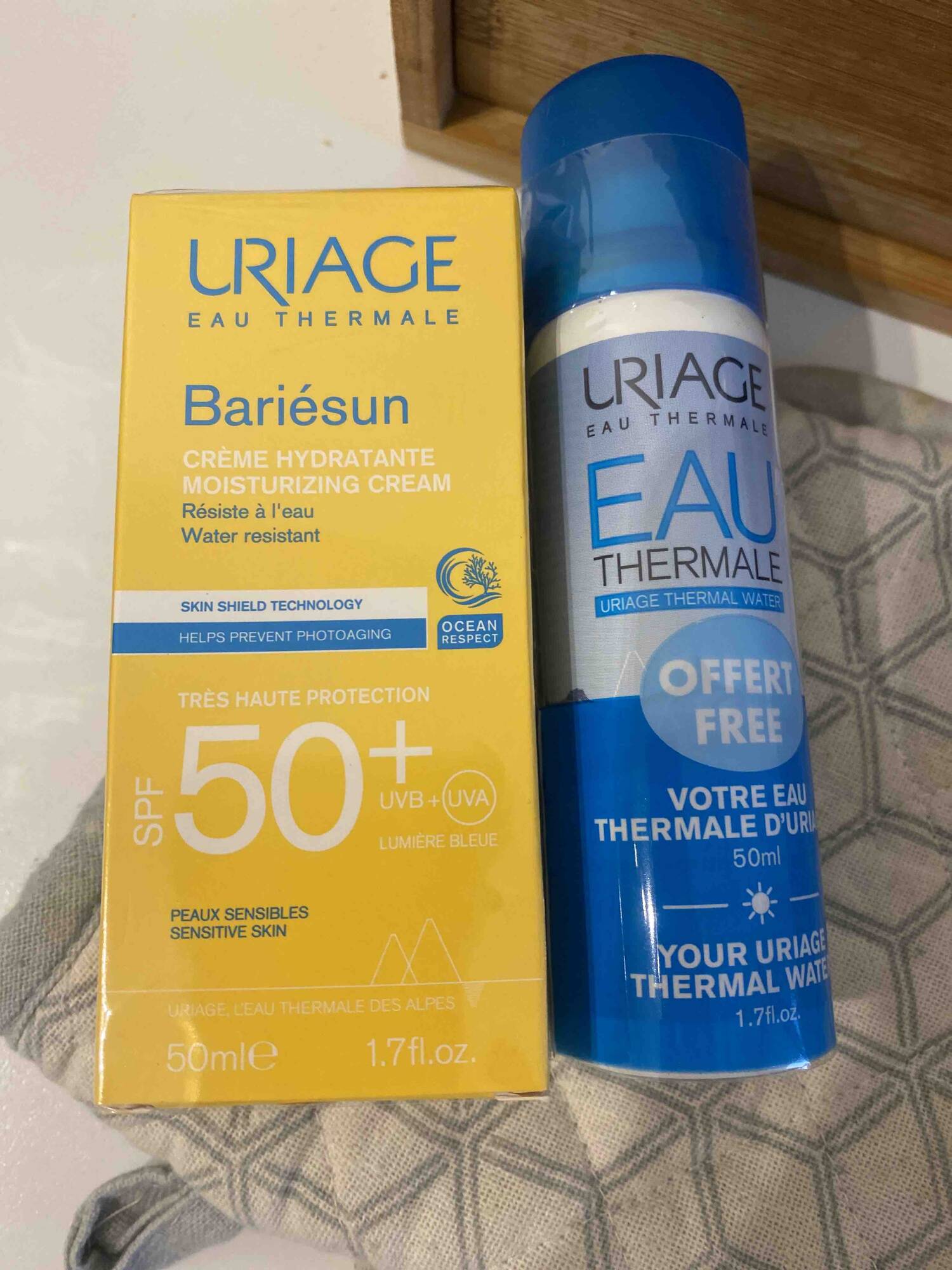 URIAGE - Bariésun - Crème hydratante SPF 50+