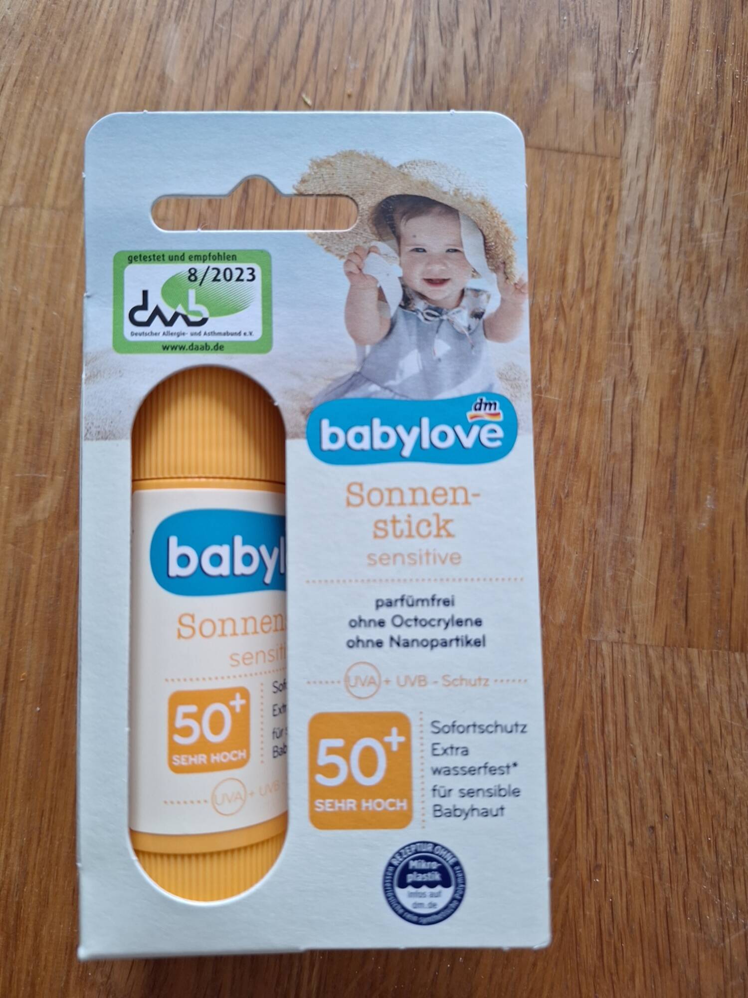 BABYLOVE - Sonnen-stick sensitive 50+ sehr hoch