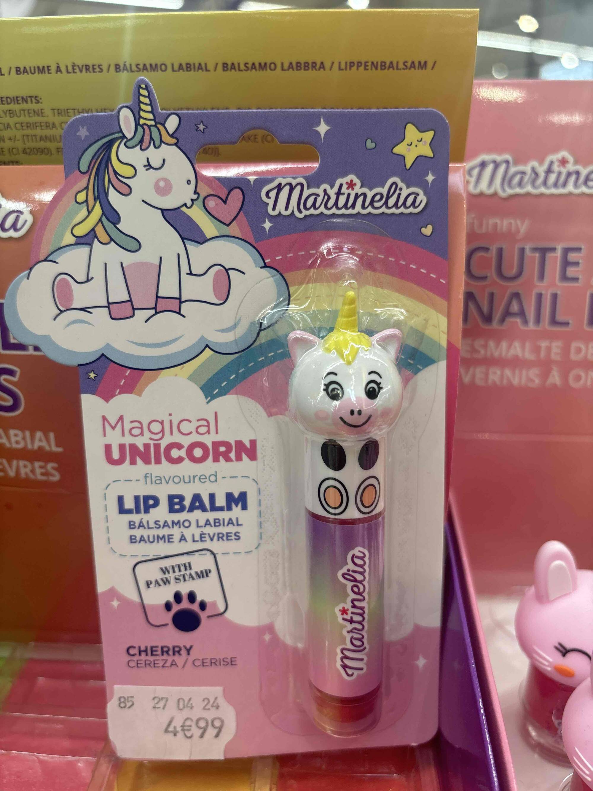 MARTINELIA - Magical unicorn - Baume à lèvres cerise