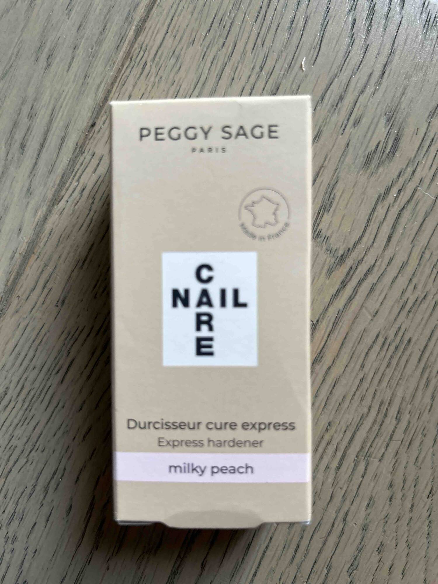 PEGGY SAGE - Care nail - Durcisseur cure express milky peach