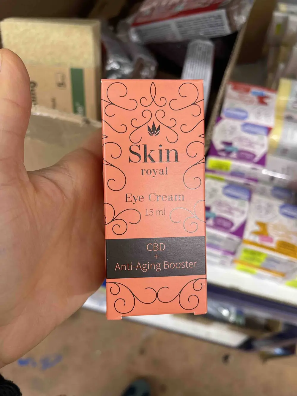 SKIN ROYAL - Eye cream CBD + anti-aging booster