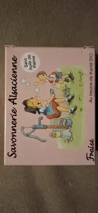 SAVONNERIE ALSACIENNE - Fraise - Savon au beurre de karité bio