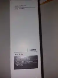 KORRES - Pin noir - Crème teintée fermeté + Rebond SPF20