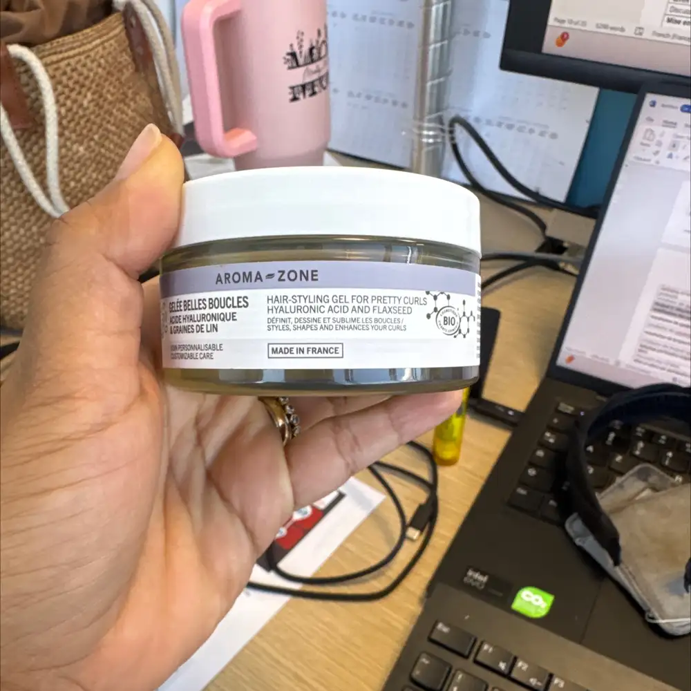 AROMA-ZONE - Gelée belles boucles à l'acide hyaluronique & graines de lin 