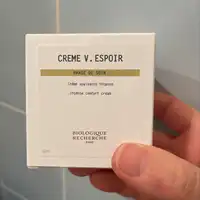 BIOLOGIQUE RECHERCHE - Crème V. espoir - Crème apaisante intense