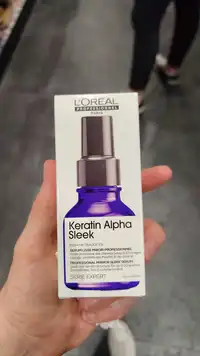 L'ORÉAL PROFESSIONAL - keratin alpha sleek - Sérum lisse miroir professionnel