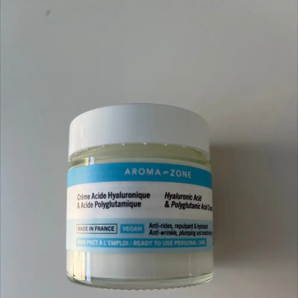AROMA-ZONE - Crème acide hyaluronique & acide polyglutamique